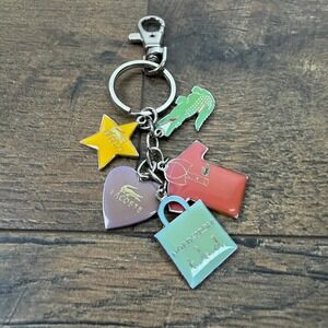 Lacoste Nordstrom TBD Enamel Charm Keychain Multicolor 5pc